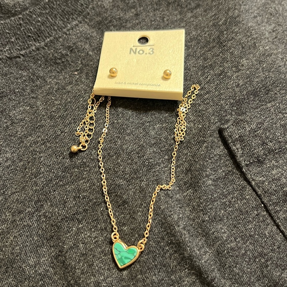 Cute heart necklace